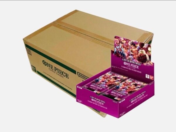 2026/05/85823.jpg One Piece Card Game - OP11 A Fist Of Divine Speed - Sealed Case (12x Booster Boxes) English